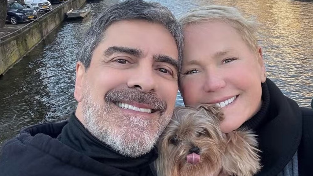 Junno Andrade se declara para Xuxa com mensagem romântica: ‘Minha menina’